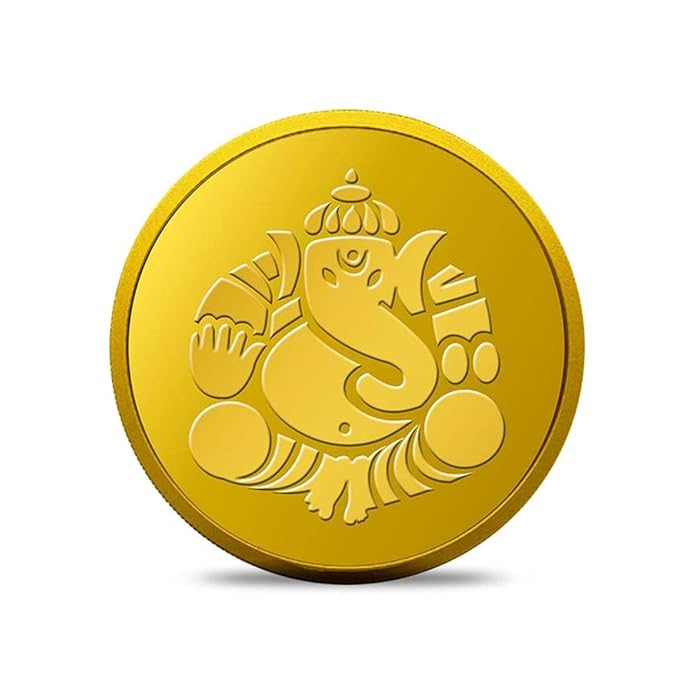 Kundan 24k (999.9) Ganesha 4 gm Yellow Gold Coin01.jpg